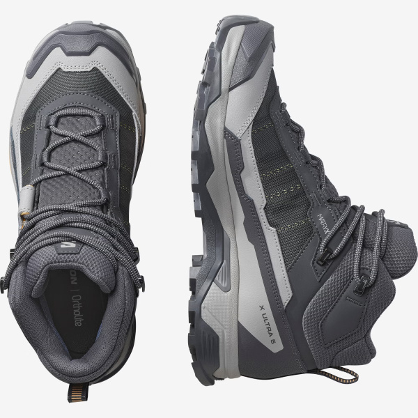 Ботинки X ULTRA 5 MID GTX W (RU 37 UK 5 USw 6.5 СМ 23; nine iron/gull/soft clay)